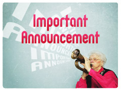 Important Announcement Important Announcement
