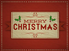 Merry Christmas - Red Merry Christmas - Red
