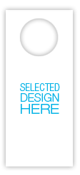 Customized 3.6x8.5 Door Hangers Customized 3.6x8.5 Door Hangers
