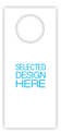 Customized 3.6x8.5 Door Hangers