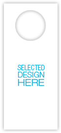Customized 4.2x11 Oversized Door Hangers