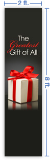 2x8 Vertical Banner