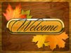 Church Banner of Fall Leaves