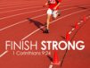 Church Banner of Finish Strong