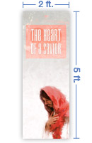 2x5 Vertical Church Banner of The Amen