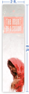 2x8 Vertical Church Banner of The Amen
